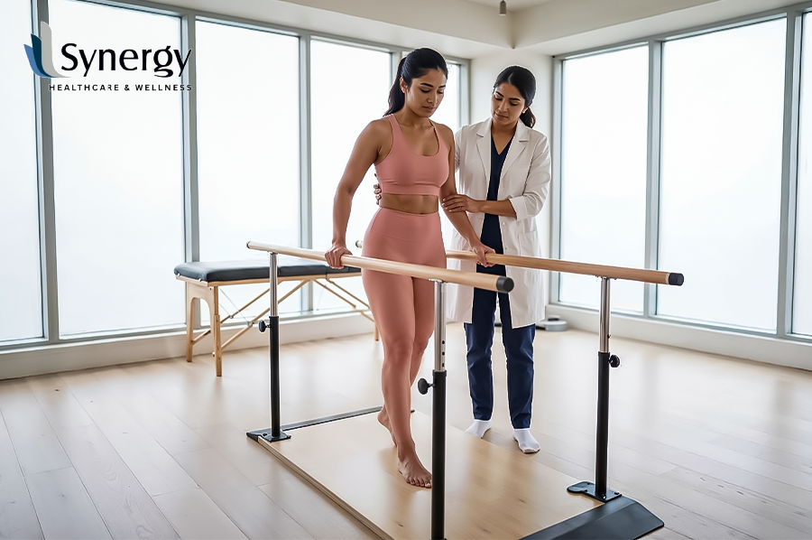 Gait training physiotherapy